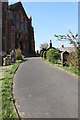 Path to Dryfesdale Parish Church