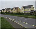 Mountain View Close houses, Libanus, Powys