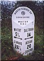 Old Milepost by the A174, High Street, East Barnby,