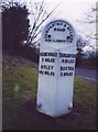 Old Milestone by the A659, Harewood Road, Wattlesyke