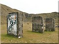 SO5977 : Graffiti art in an abandoned quarry by Graham Hogg