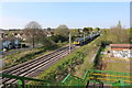 Train on the Cheshunt line, Wormley