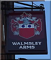 Sign for the Walmsley Arms, Rishton