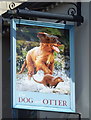 Sign for the Dog & Otter, Great Harwood