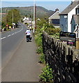 Small roadside mirror, Bwlch, Powys