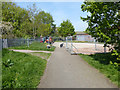 Fenced off north end of Heavers Meadow