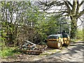 Road roller on Lower Park Road