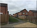 Bridleway now a footpath through a housing estate