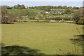 SO3003 : View across fields to Pentre Farm, Pentre Lane by M J Roscoe