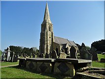 SE8317 : St Oswald's Church, Luddington by Neil Theasby