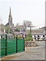 The centre of the village of Scarva viewed from the Station Approach