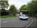 X63 bus for Swansea, Neath Road, Ystradgynlais 