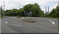 Mini-roundabout, Neath Road, Ystradgynlais