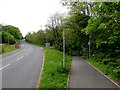 Cycle Route 43 diverging from Neath Road, Ystradgynlais