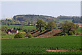 SO7999 : Farmland by Pasford in Staffordshire by Roger  D Kidd
