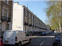TQ2978 : Terrace on Aylesford Street, SW1 by Robin Webster