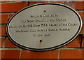 ST3088 : January 2004 brick sculpture plaque in Newport city centre by Jaggery