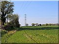 Farmland south of Whiston Cross in Shropshire