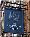 Sign for the Chepstow Castle public house