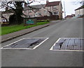 Beatty Street speed bumps on the approach to Tir-y-berth