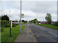 Bus stop on the B5422