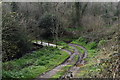 Ford and footbridge in the valley below Great Polgrain