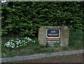 Road sign for The Tollgate, Staplecross