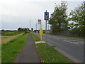 Bus stop on School Lane