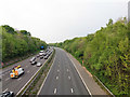 An empty southbound M23