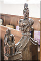 St Bartholomew, Finningham - Bench end