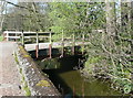 Bridge at entrance to Melin-y-Derw (Wood Craftmanship in Wales)