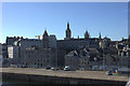 Aberdeen quayside from departing ferry