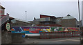 Lerwick bus station mural