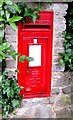 Queen Elizabeth II postbox in an Uplyme Road wall, Lyme Regis