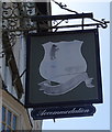 Sign for the Farndon Hotel, Farndon