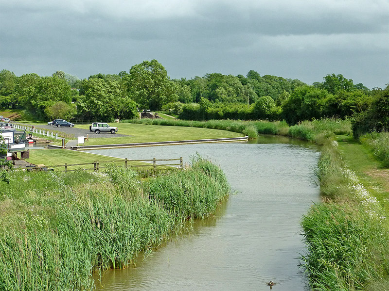 Droitwich Junction Canal west of Hanbury... © Roger Kidd :: Geograph ...