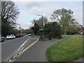 Bus stop and shelter, Coventry Road, Warwick