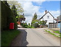 Elizabeth II postbox on Bickley Town Lane, Bickley