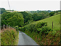 Lane to Llanddewi Brefi in Ceredigion