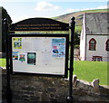 Abertysswg Communities First Partnership noticeboard, Walter Street, Abertysswg