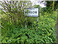 TM4778 : Reydon Village Name sign on the B1126 Wangford Road by Geographer