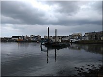 C8540 : More dredging in Portrush Harbour by Willie Duffin