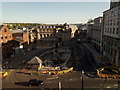 Sheffield: looking down on Fitzalan Square