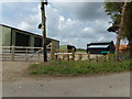TM4978 : Barns at The Elms Farm by Geographer
