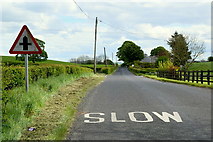H5064 : Slow marking along Augher Point Road by Kenneth  Allen