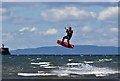 NS3132 : A kite surfer at Troon North Bay by Walter Baxter