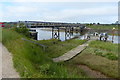 TM4975 : Footbridge across the River Blyth by Mat Fascione