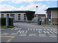 Ysgol Bro Pedr exit road, Lampeter