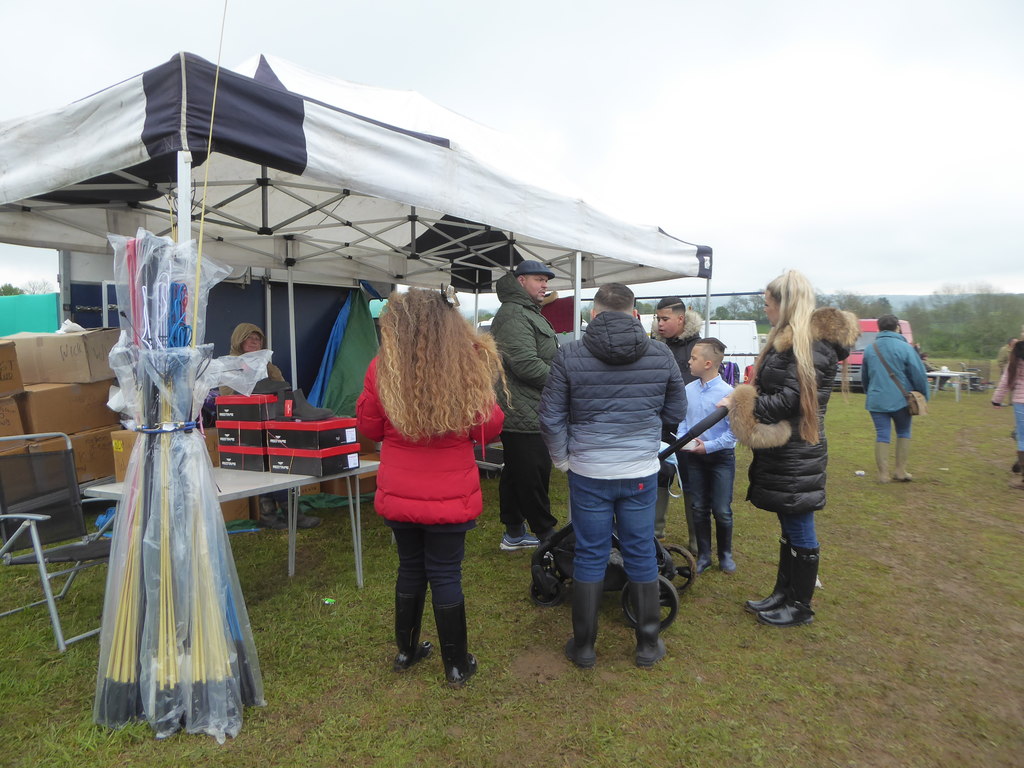 Stall at Stow Horse Fair May 2019 © Vieve Forward Geograph Britain