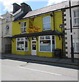 Yellow premises in High Street, Lampeter